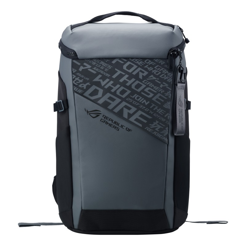 ASUS ROG Ranger BP2701 Cybertext Edition 45,7 cm (18") Sac à dos Noir, Gris