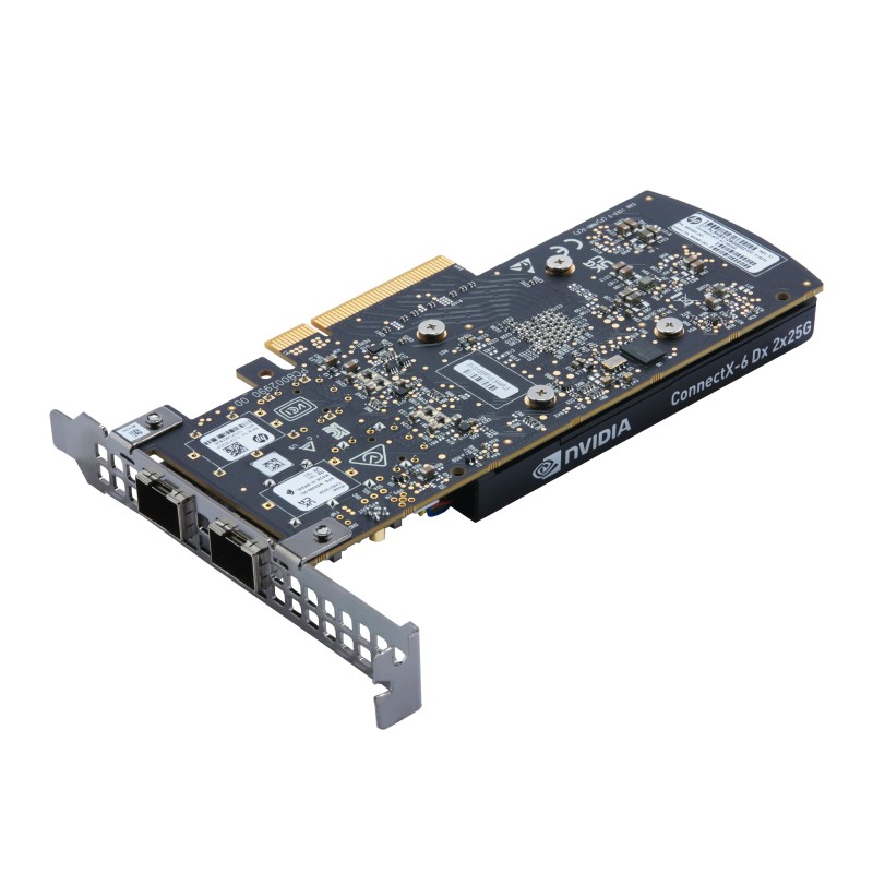 HP Carte réseau NVIDIA Mellanox ConnectX-6 LX deux ports 25 GbE SFP28 HP Carte réseau NVIDIA Mellanox ConnectX-6 LX deux ports 25 GbE SFP28