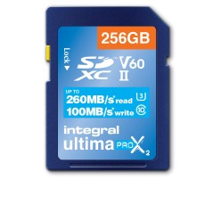Integral INSDX256G-260 100U2 mémoire flash 256 Go SD UHS-II
