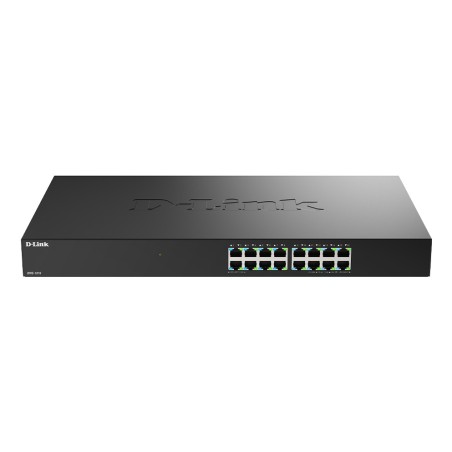 D-Link DMS-1016 Non-géré L2+ 2.5G Ethernet (100 1000 2500) Noir