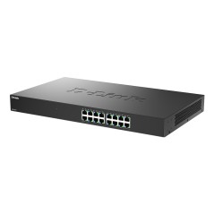 D-Link DMS-1016 Non-géré L2+ 2.5G Ethernet (100 1000 2500) Noir