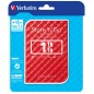 Verbatim Disque dur portable USB Store 'n' Go 3.0, 1 To - Rouge