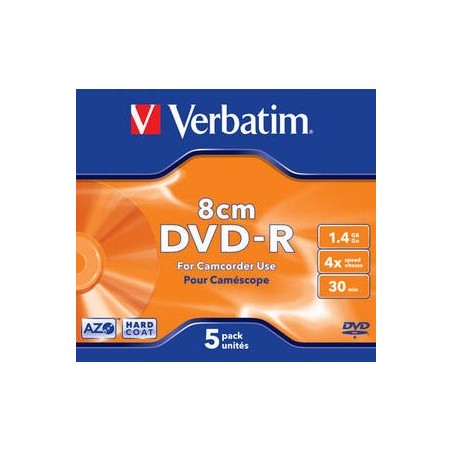 Verbatim DVD-R 8cm 1,4 Go 5 pièce(s)