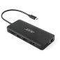 Acer USB Type-C Dongle 12-in-1 Black Avec fil USB 3.2 Gen 1 (3.1 Gen 1) Type-C Noir Acer USB Type-C Dongle 12-in-1 Black Avec fil USB 3.2 Gen 1 (3.1 Gen 1) Type-C Noir