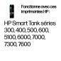 HP Bouteille d'encre noire authentique 32XL (135 ml)