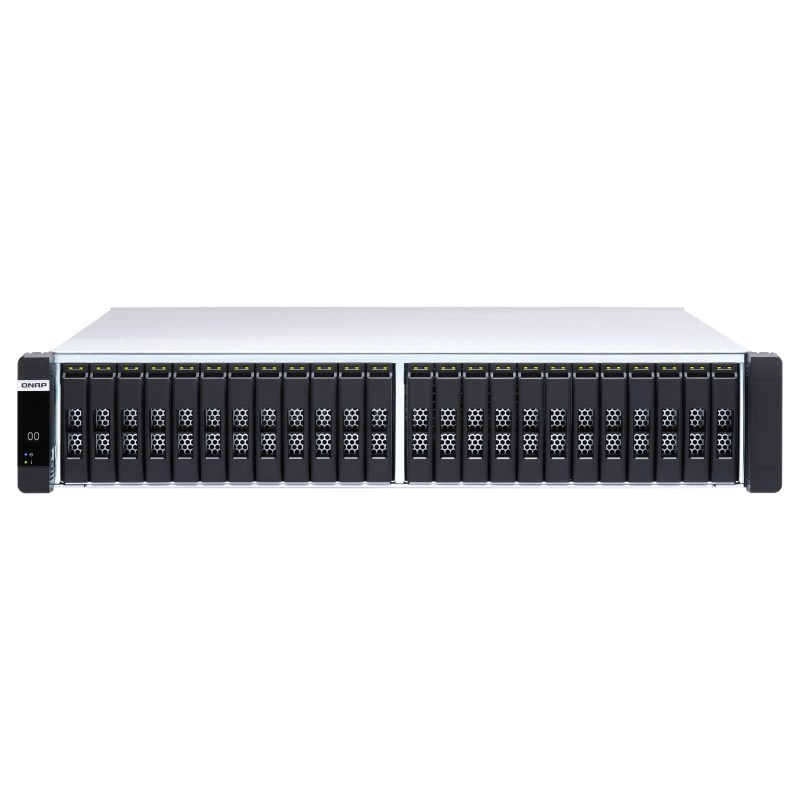 QNAP ES2486dc NAS Rack (2 U) Intel® Xeon® D D-2142IT 128 Go DDR4 0 To QNAP Enterprise System Noir