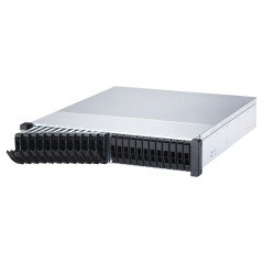 QNAP ES2486dc NAS Rack (2 U) Intel® Xeon® D D-2142IT 128 Go DDR4 0 To QNAP Enterprise System Noir