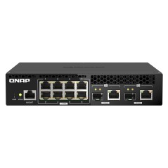 QNAP QSW-M2108R-2C commutateur réseau Géré L2 2.5G Ethernet (100 1000 2500) Connexion Ethernet, supportant l'alimentation via