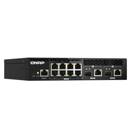 QNAP QSW-M2108R-2C commutateur réseau Géré L2 2.5G Ethernet (100/1000/2500) Connexion Ethernet, supportant l'alimentation via