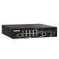 QNAP QSW-M2108R-2C commutateur réseau Géré L2 2.5G Ethernet (100/1000/2500) Connexion Ethernet, supportant l'alimentation via