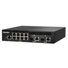 QNAP QSW-M2108R-2C commutateur réseau Géré L2 2.5G Ethernet (100 1000 2500) Connexion Ethernet, supportant l'alimentation via