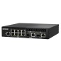 QNAP QSW-M2108R-2C commutateur réseau Géré L2 2.5G Ethernet (100/1000/2500) Connexion Ethernet, supportant l'alimentation via