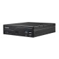 Shuttle Slim PC DH610, S1700, 1x HDMI, 2x DP, 1x 2.5", 2x M.2, 2x LAN (Intel 1G + 2.5G), 2x COM, fonctionnement permanent 24/7,