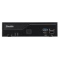 Shuttle Slim PC DH610, S1700, 1x HDMI, 2x DP, 1x 2.5", 2x M.2, 2x LAN (Intel 1G + 2.5G), 2x COM, fonctionnement permanent 24/7,