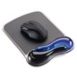 Kensington Repose-poignet en gel pour tapis à souris duo - bleu Kensington Repose-poignet en gel pour tapis à souris duo - bleu