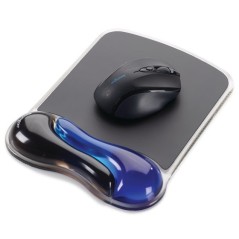 Kensington Repose-poignet en gel pour tapis à souris duo - bleu