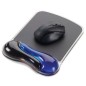 Kensington Repose-poignet en gel pour tapis à souris duo - bleu Kensington Repose-poignet en gel pour tapis à souris duo - bleu