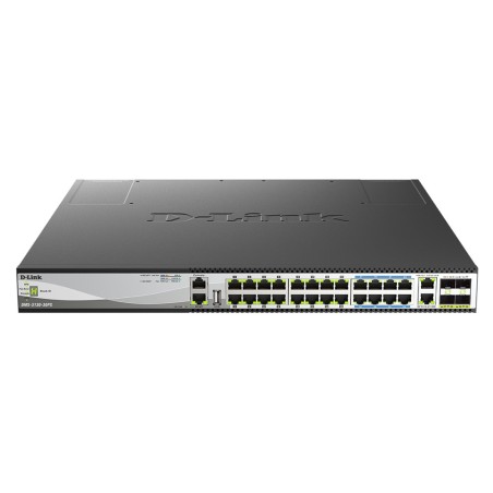D-Link DMS-3130-30PS commutateur réseau Géré L3 2.5G Ethernet (100 1000 2500) Connexion Ethernet, supportant l'alimentation via