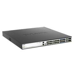 D-Link DMS-3130-30PS commutateur réseau Géré L3 2.5G Ethernet (100/1000/2500) Connexion Ethernet, supportant l'alimentation via