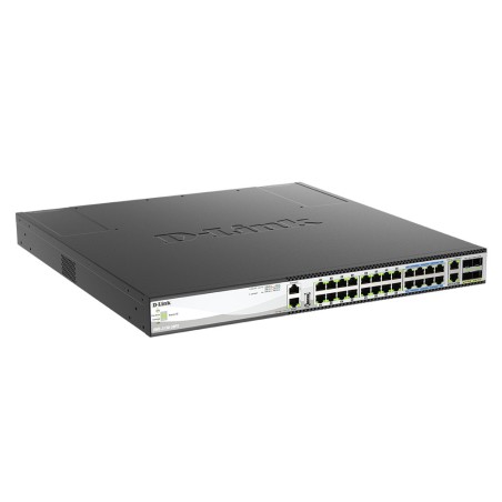 D-Link DMS-3130-30PS commutateur réseau Géré L3 2.5G Ethernet (100/1000/2500) Connexion Ethernet, supportant l'alimentation via