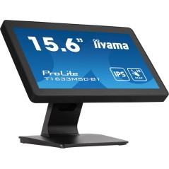 iiyama ProLite T1633MSC-B1 écran plat de PC 39,6 cm (15.6") 1920 x 1080 pixels Full HD LCD Écran tactile Noir