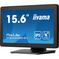 iiyama ProLite T1633MSC-B1 écran plat de PC 39,6 cm (15.6") 1920 x 1080 pixels Full HD LCD Écran tactile Noir