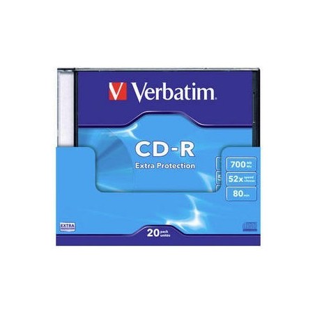 Verbatim CD-R Extra Protection 700 Mo 52x 20 pièce(s)