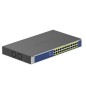 NETGEAR GS524PP Non-géré Gigabit Ethernet (10/100/1000) Connexion Ethernet, supportant l'alimentation via ce port (PoE) Gris