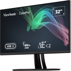 Viewsonic VP56 écran plat de PC 81,3 cm (32") 3840 x 2160 pixels 4K Ultra HD LED Noir