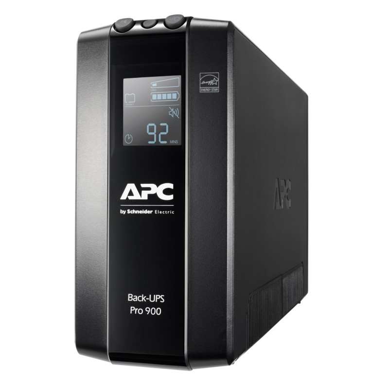 APC Back-UPS PRO BR900MI - Alimentation de secours, 6x sorties C13, USB, 900VA APC Back-UPS PRO BR900MI - Alimentation de secours, 6x sorties C13, USB, 900VA