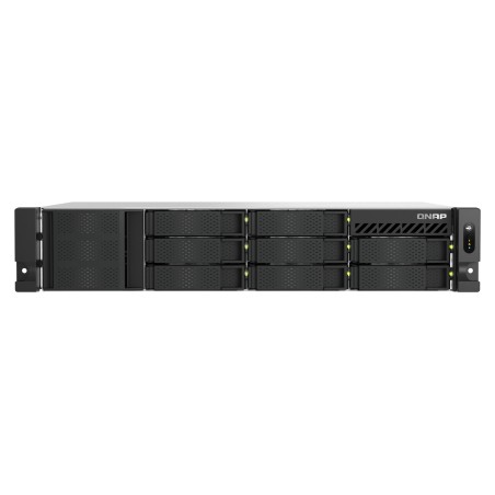 QNAP TS-855EU-8G serveur de stockage NAS Rack (2 U) Intel Atom® C5125 8 Go DDR4 0 To QuTS hero Noir