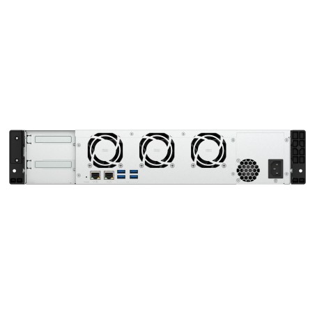 QNAP TS-855EU-8G serveur de stockage NAS Rack (2 U) Intel Atom® C5125 8 Go DDR4 0 To QuTS hero Noir