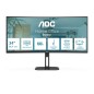 AOC V5 CU34V5C/BK écran plat de PC 86,4 cm (34") 3440 x 1440 pixels Wide Quad HD LED Noir