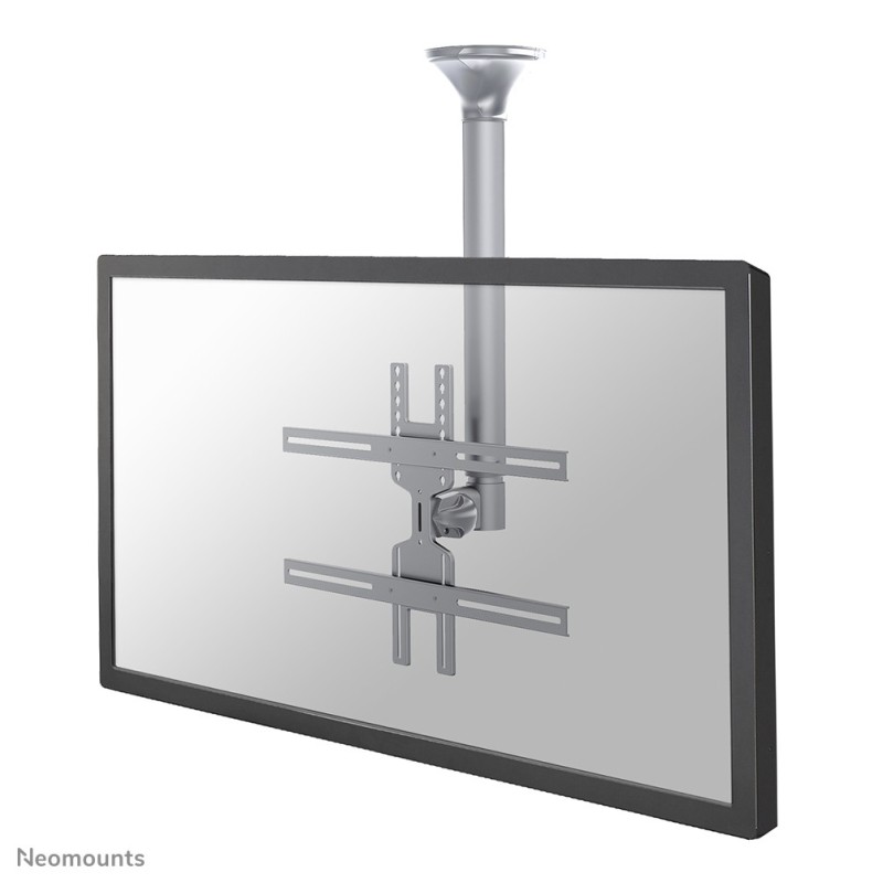 Neomounts FPMA-C400SILVER Support de plafond pour écran de 32-60" - h64-104 cm Neomounts FPMA-C400SILVER Support de plafond pour écran de 32-60" - h64-104 cm