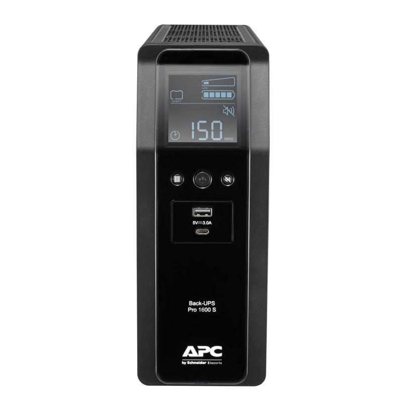 APC BR1600SI alimentation d'énergie non interruptible Interactivité de ligne 1,6 kVA 960 W 8 sortie(s) CA APC BR1600SI alimentation d'énergie non interruptible Interactivité de ligne 1,6 kVA 960 W 8 sortie(s) CA