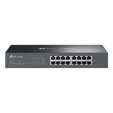 TP-Link Omada ES216G commutateur réseau Géré L2 Gigabit Ethernet (10 100 1000) Noir