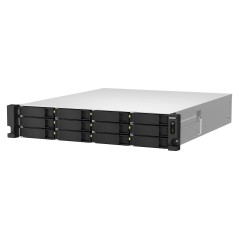 QNAP TS-H1887XU-RP NAS Rack (2 U) Intel Xeon E E-2336 32 Go DDR4 0 To QuTS hero Noir, Blanc