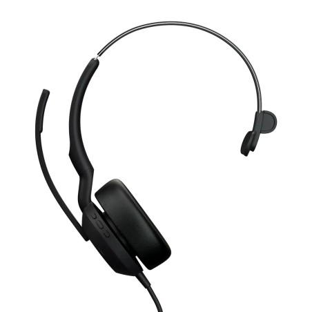 Jabra Evolve2 50 Casque Avec fil Arceau Bureau/Centre d'appels USB Type-C / USB Type-A Bluetooth Noir