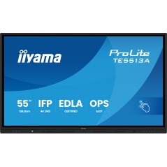 iiyama TE5513A-B2AG Écran d'affichage dynamique Écran plat interactif 138,7 cm (54.6") Wifi 500 cd/m² 4K Ultra HD Noir Écran