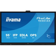 iiyama TE5513A-B2AG Écran d'affichage dynamique Écran plat interactif 138,7 cm (54.6") Wifi 500 cd m² 4K Ultra HD Noir Écran