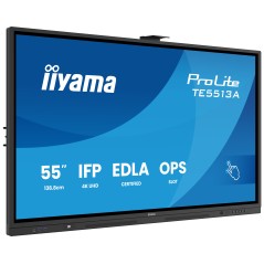 iiyama TE5513A-B2AG Écran d'affichage dynamique Écran plat interactif 138,7 cm (54.6") Wifi 500 cd m² 4K Ultra HD Noir Écran