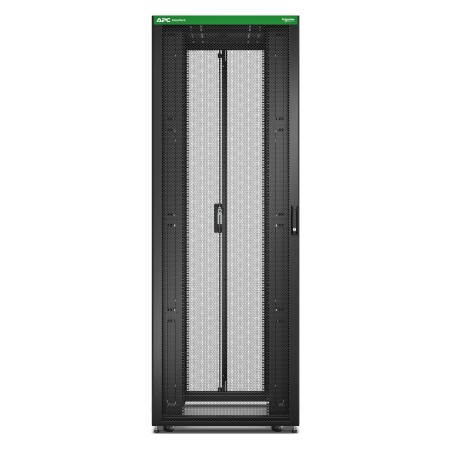 APC Baie EasyRack 800mm/48U/1200mm avec toit, panneau latéral, roulettes, noir