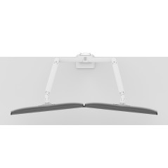 Neomounts DS70-250WH2 Support d'écran à fixer 17-32" - ressort à gaz - Topfix - arrêt 180°