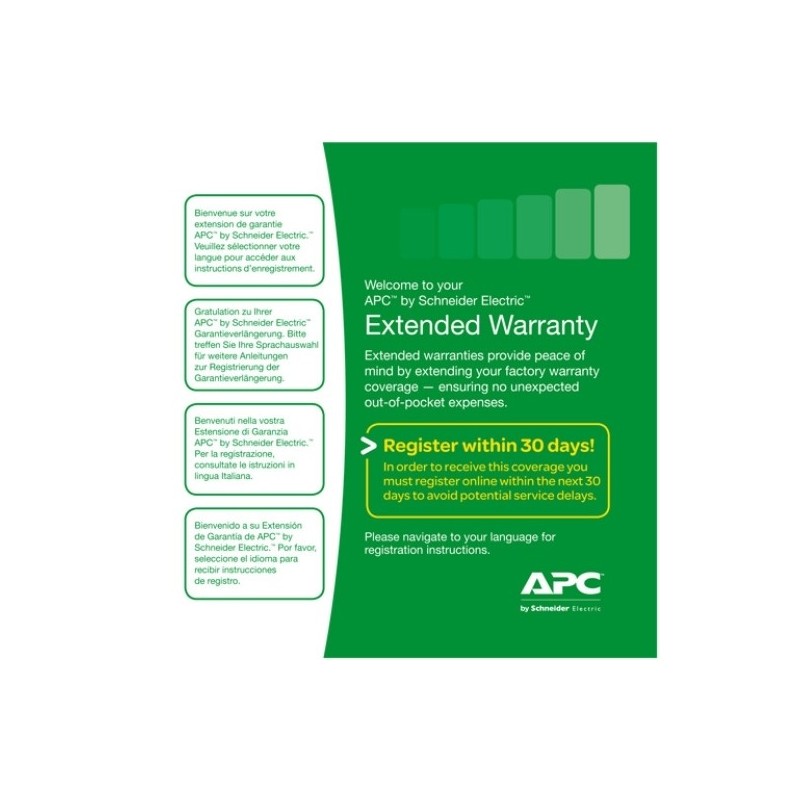 APC WEXTWAR1YR-SE-03 extension de garantie et support 1 licence(s) 1 année(s) APC WEXTWAR1YR-SE-03 extension de garantie et support 1 licence(s) 1 année(s)