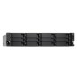 QNAP TL-R1200C-RP Boîtier de disques de stockage Boîtier disque dur/SSD Noir, Gris 2.5/3.5"