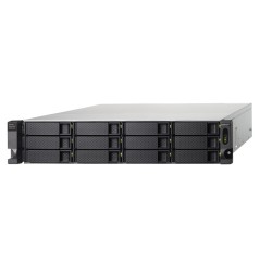 QNAP TL-R1200C-RP Boîtier de disques de stockage Boîtier disque dur SSD Noir, Gris 2.5 3.5"