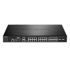 D-Link DXS-3400-24TC commutateur réseau Géré L3 Gigabit Ethernet (10/100/1000) 1U Noir
