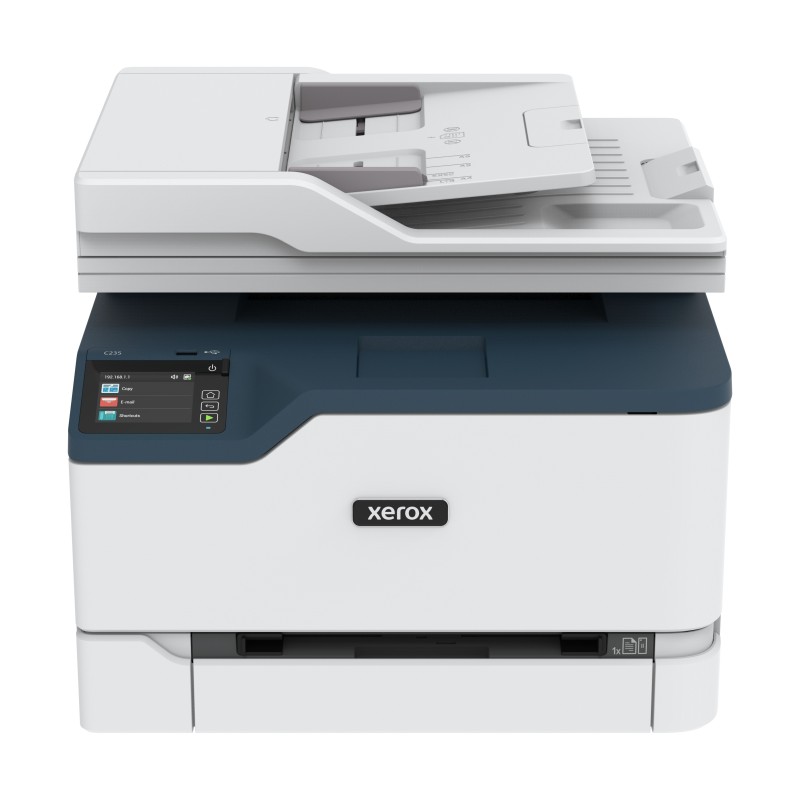 Xerox C235 copie/impression/numérisation/télécopie sans fil A4, 22 ppm, PS3 PCL5e/6, chargeur automatique de documents, 2 Xerox C235 copie/impression/numérisation/télécopie sans fil A4, 22 ppm, PS3 PCL5e/6, chargeur automatique de documents, 2