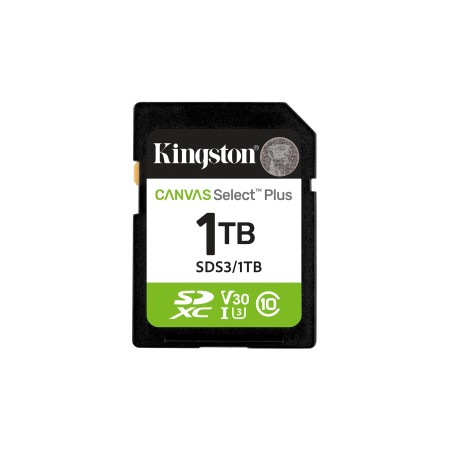 Kingston Technology 1 To SDXC Canvas Select Plus Gen3 150 Mo s C10 UHS-I U3 V30