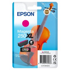 Epson 250XL Violin Claria Photo HD cartouche d'encre 1 pièce(s) Original Rendement élevé (XL) Magenta